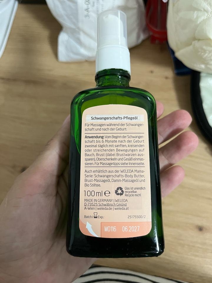 Масло от растяжек