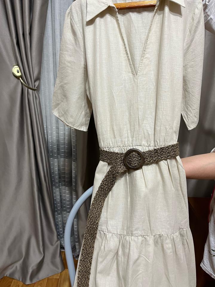 Бежевое платье Zara