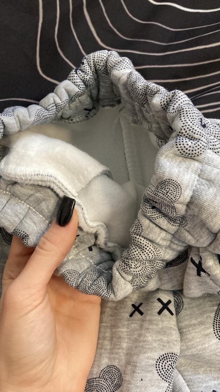 Теплые детские штаны 90