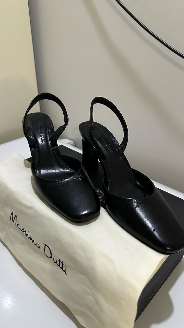 Элегантные кожаные слингбэки Massimo Dutti — Идеал на весну и лето!