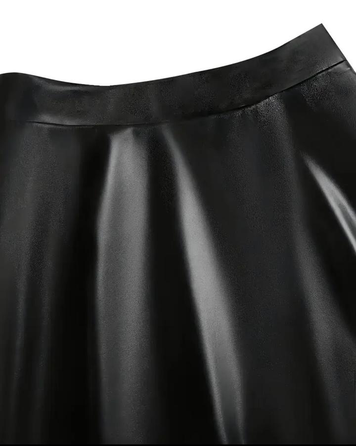 Юбка эко кожа с м