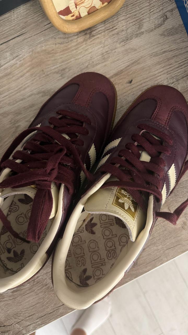 Адидас Samba бордовые
