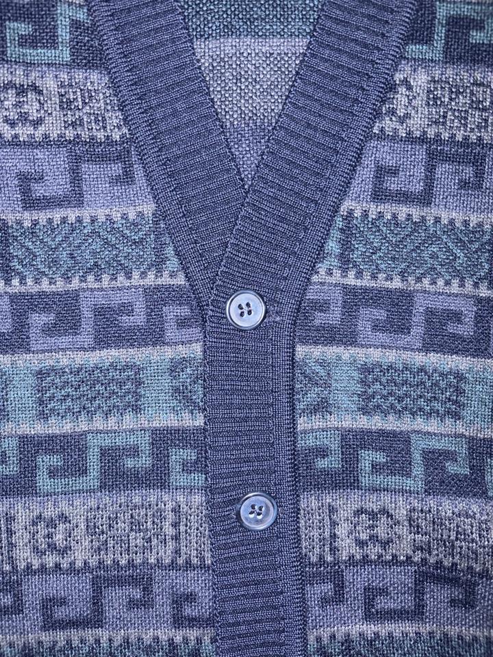 Винтажный шерстяной кардиган Simons