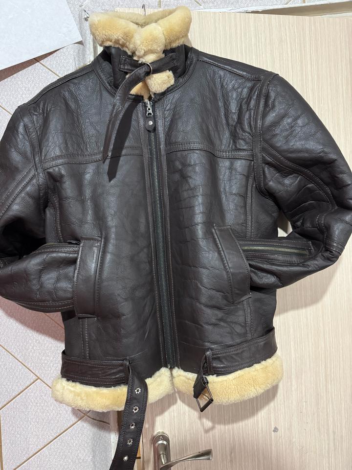 Дублёнка из натуральной кожи и овчины