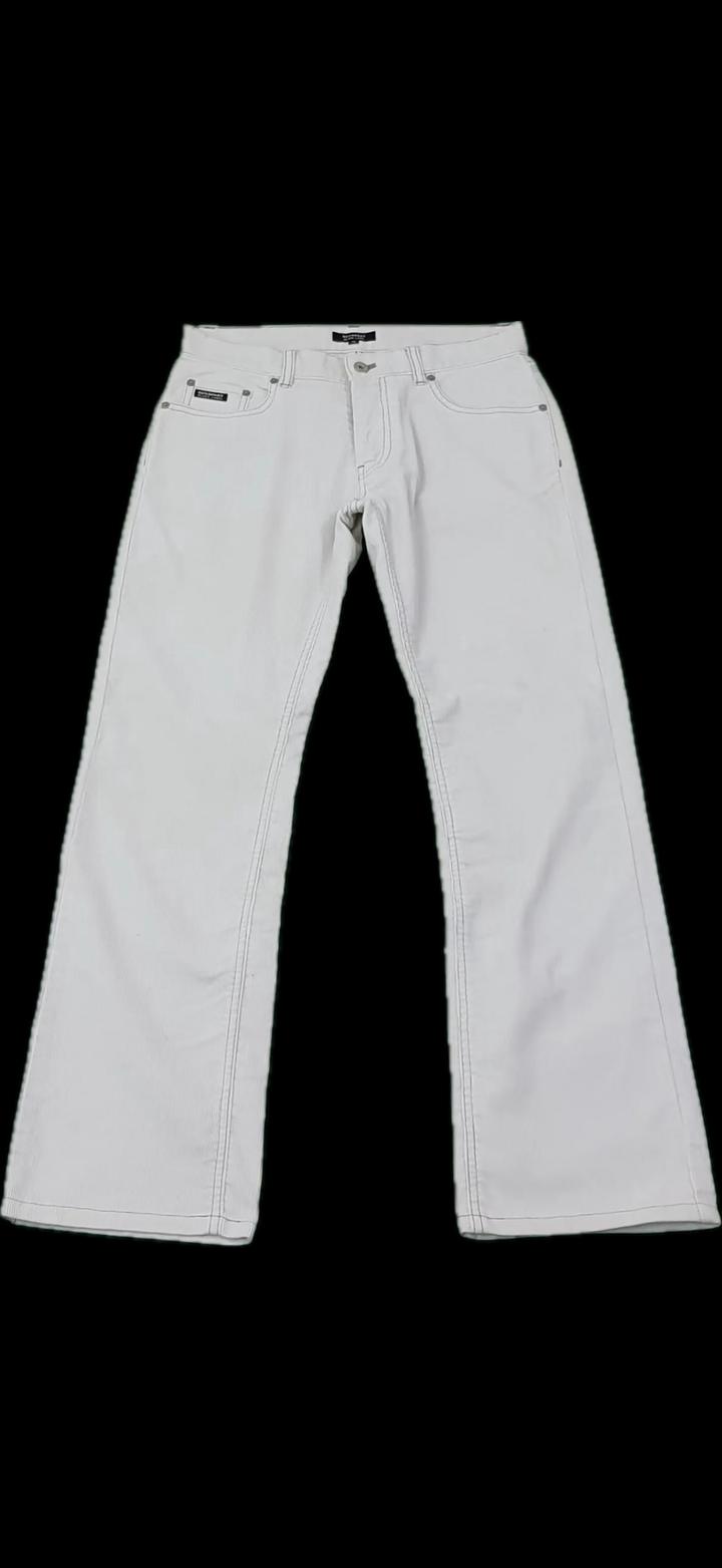 burberry black label velvet jeans
