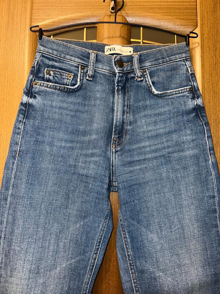 Джинсы высокая посадка