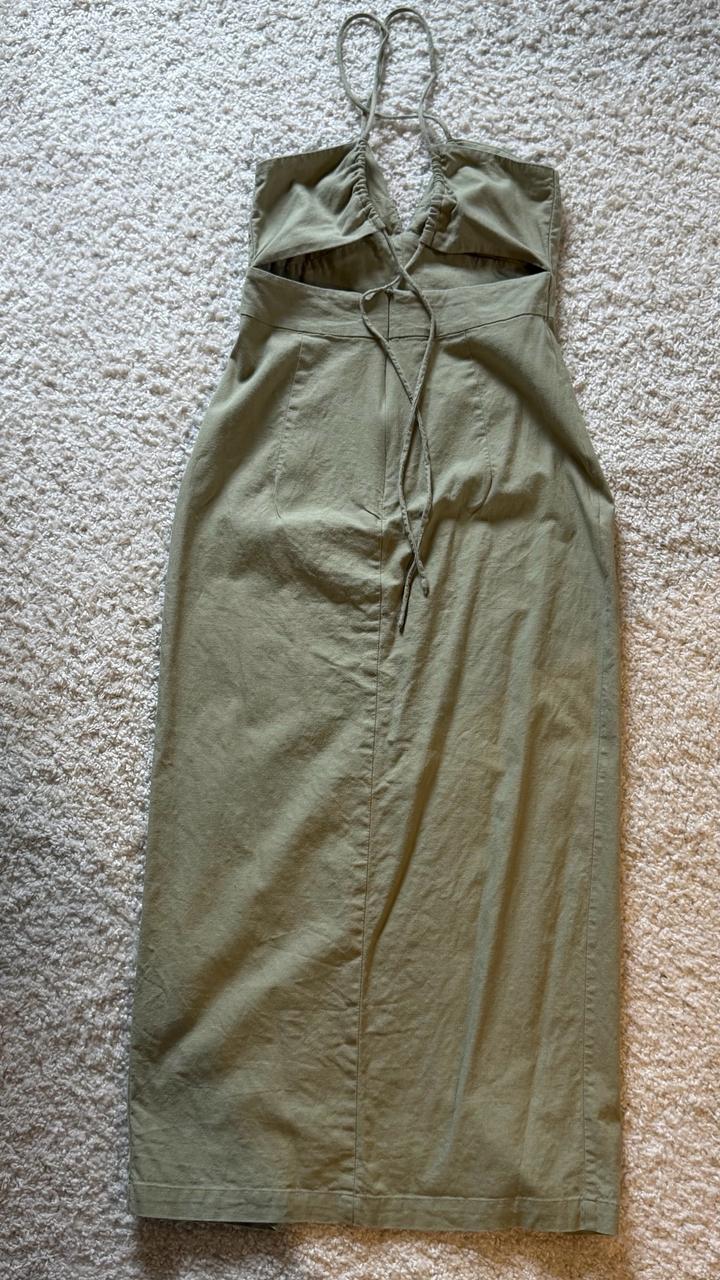 Платье Zara светло-зеленое
