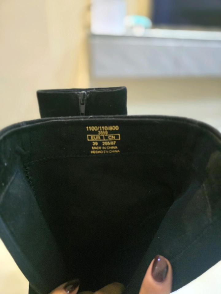 Ботильоны ZARA из натуральной замши