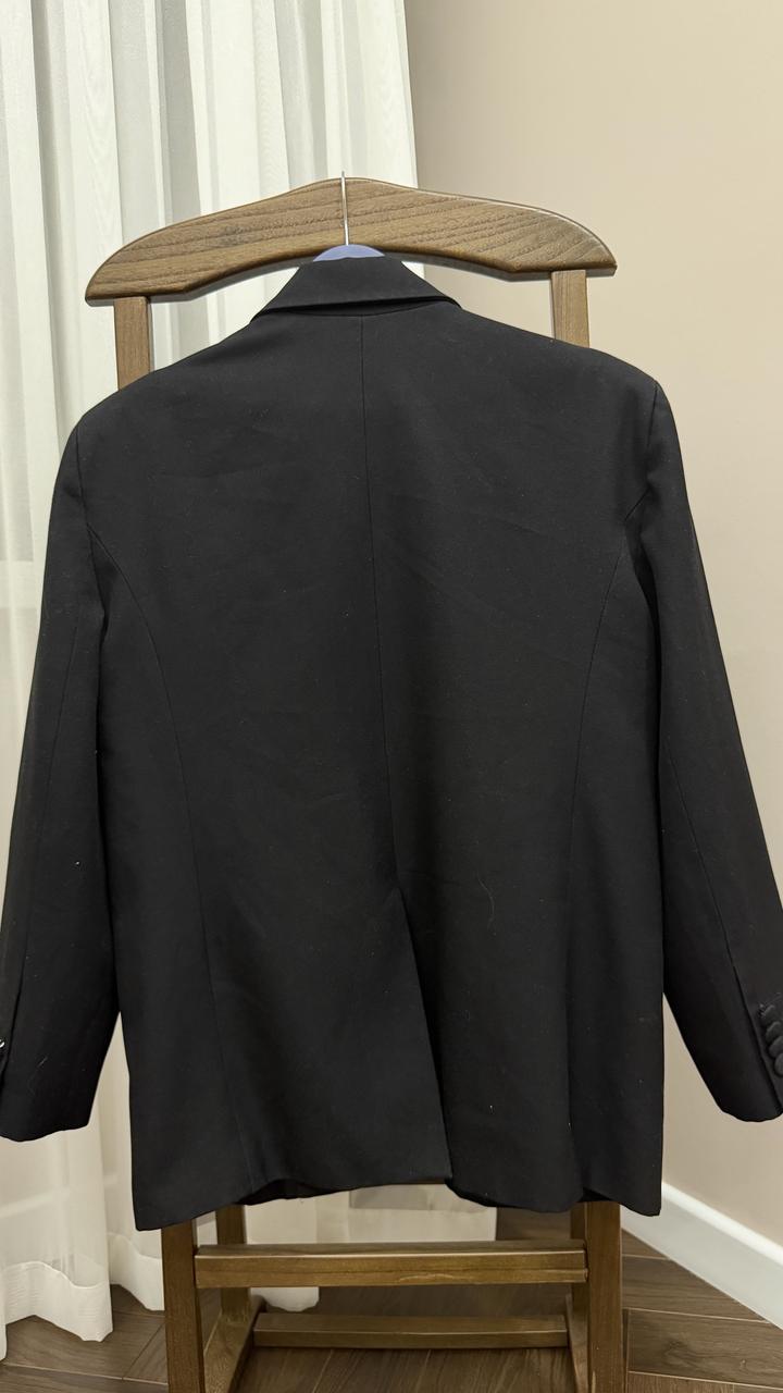 Черный пиджак Courage Couture размер S-M оверсайз фасон