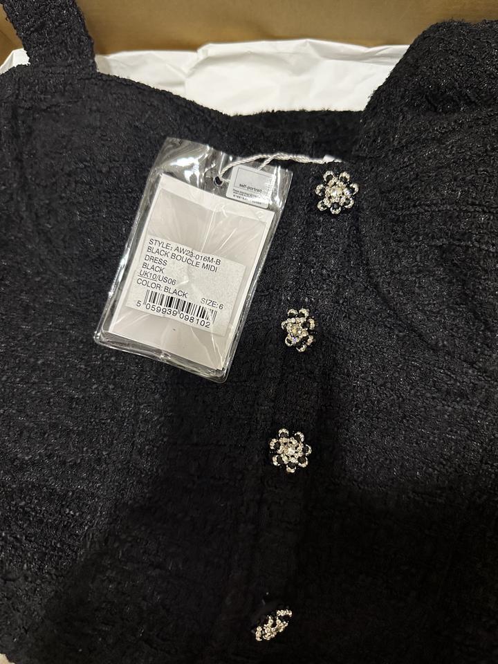 платье из букле Self-Portrait