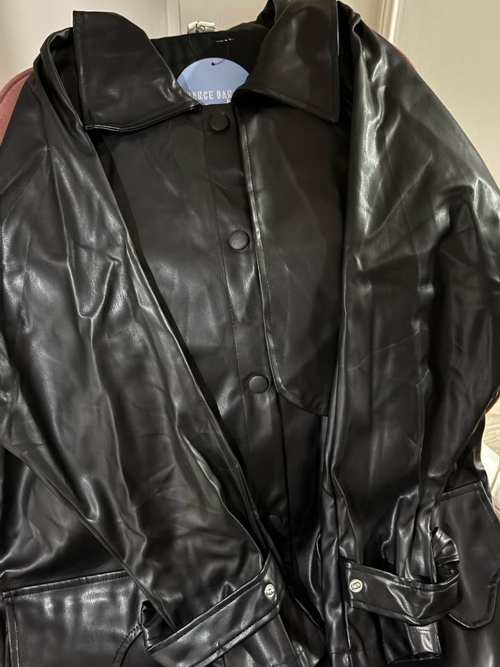 Тренч черный