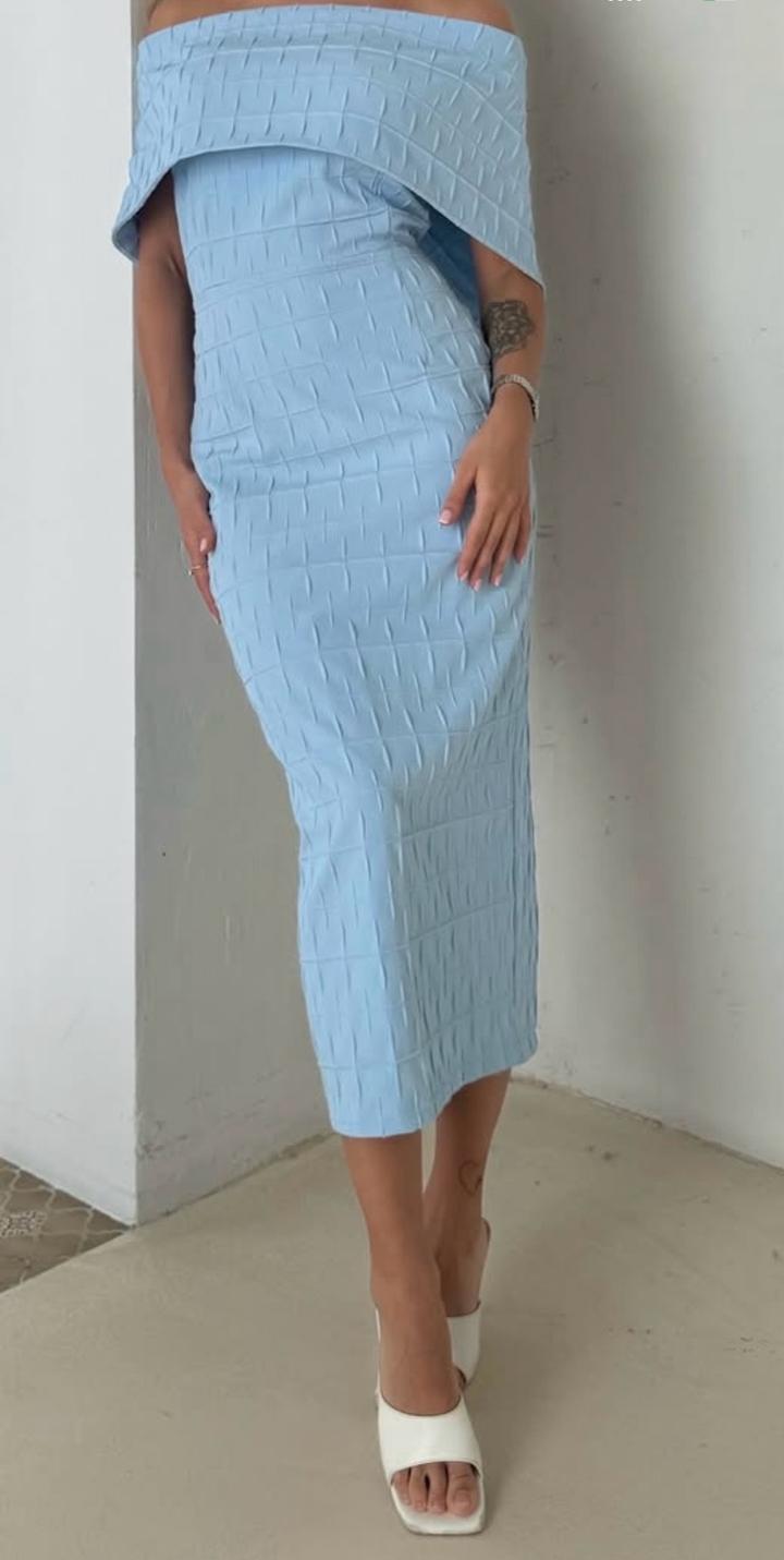 голубое платье от One Goga showroom