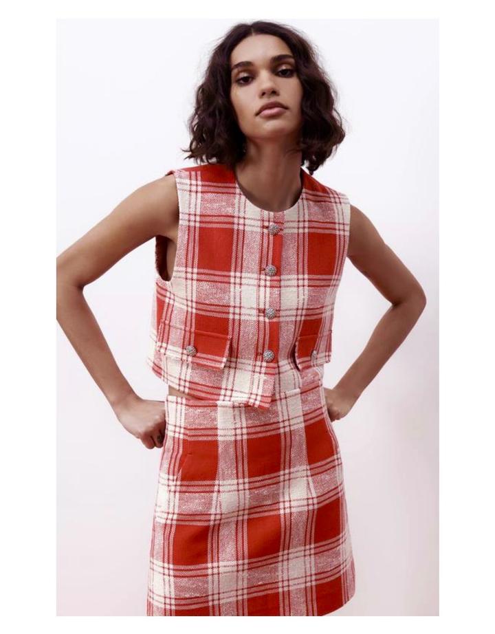 Твидовый костюм Zara