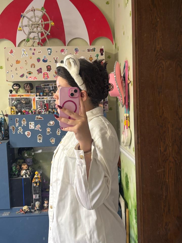 Плотная белая рубашка Massimo Dutti