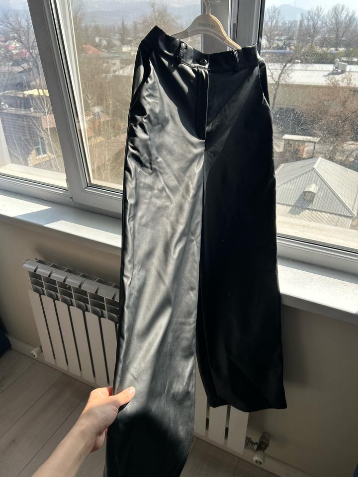 Брюки экокожа