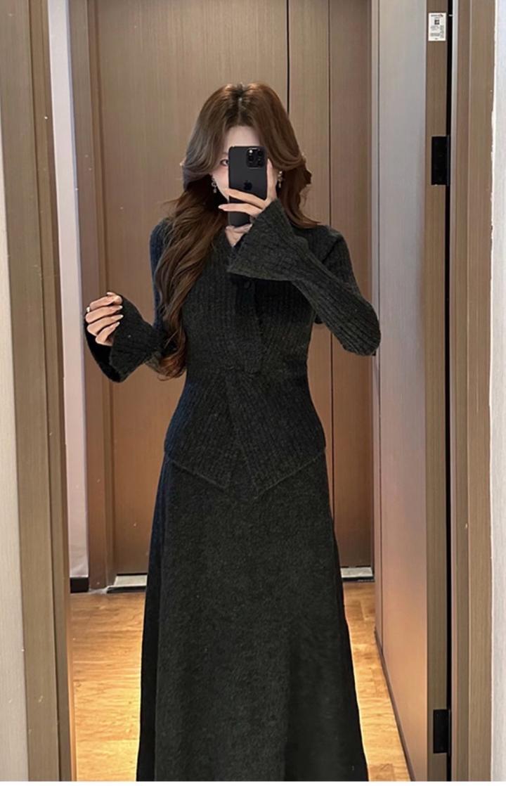 Вязаный комплект