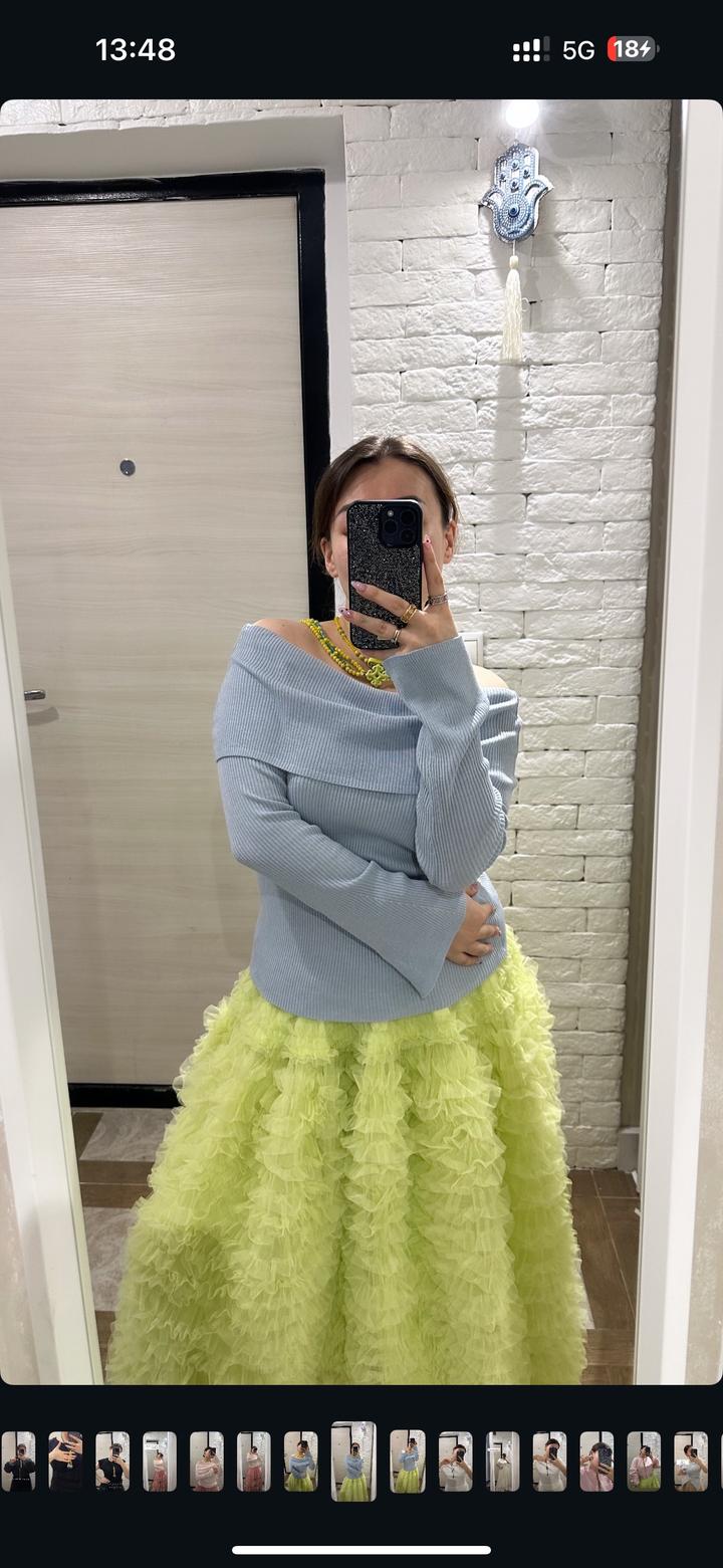 Фатиновая юбка и футболка