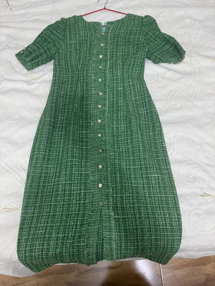 Твидовое платье