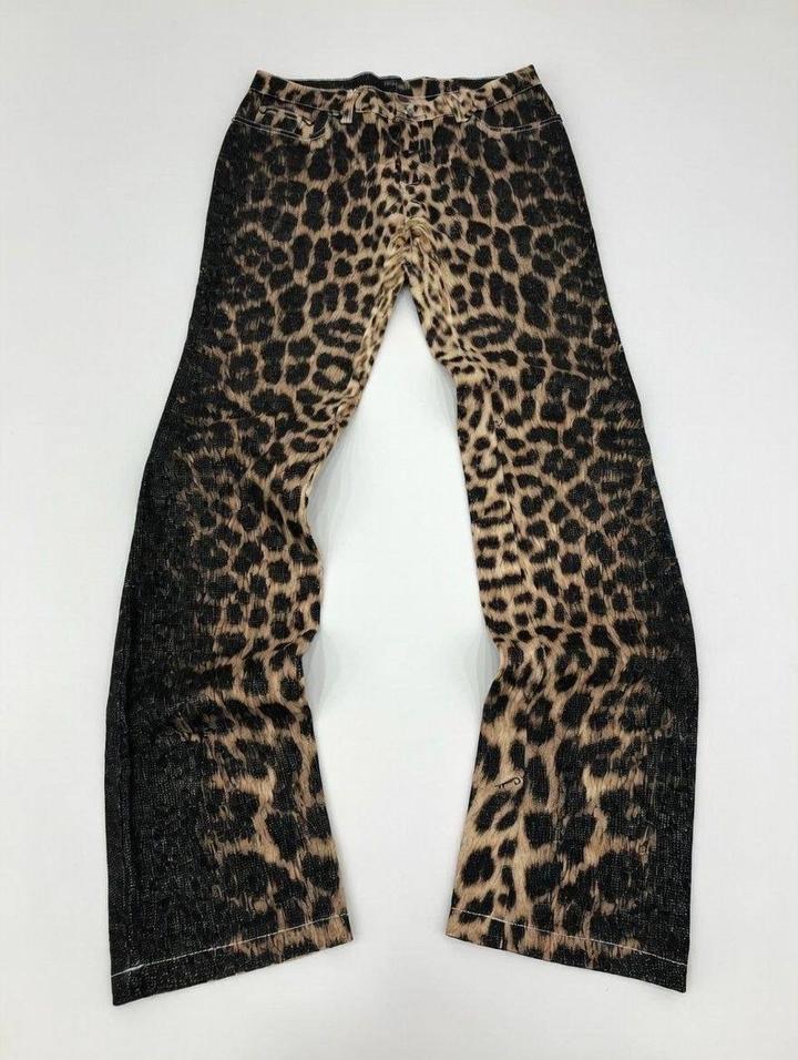Roberto Cavalli Leopard pants