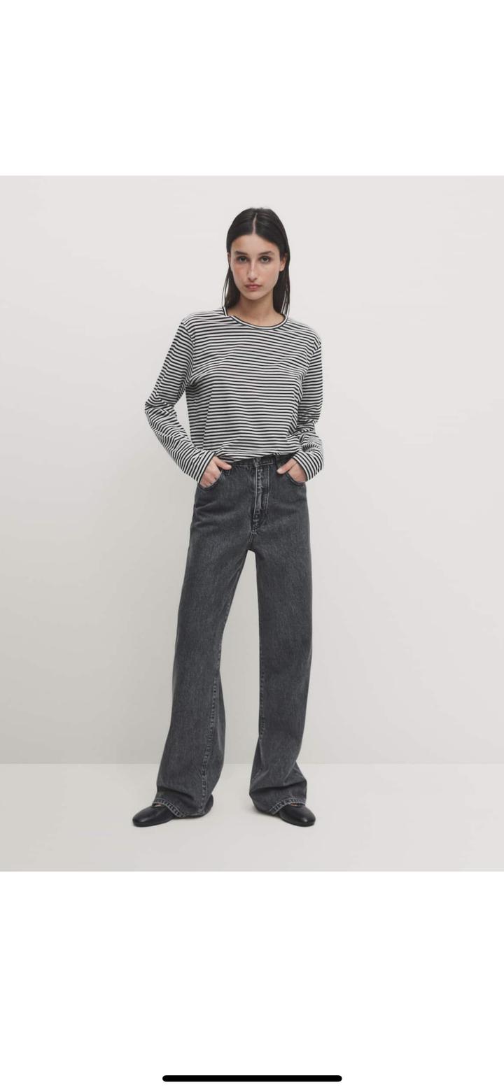 Лонгслив укороченный Massimo Dutti