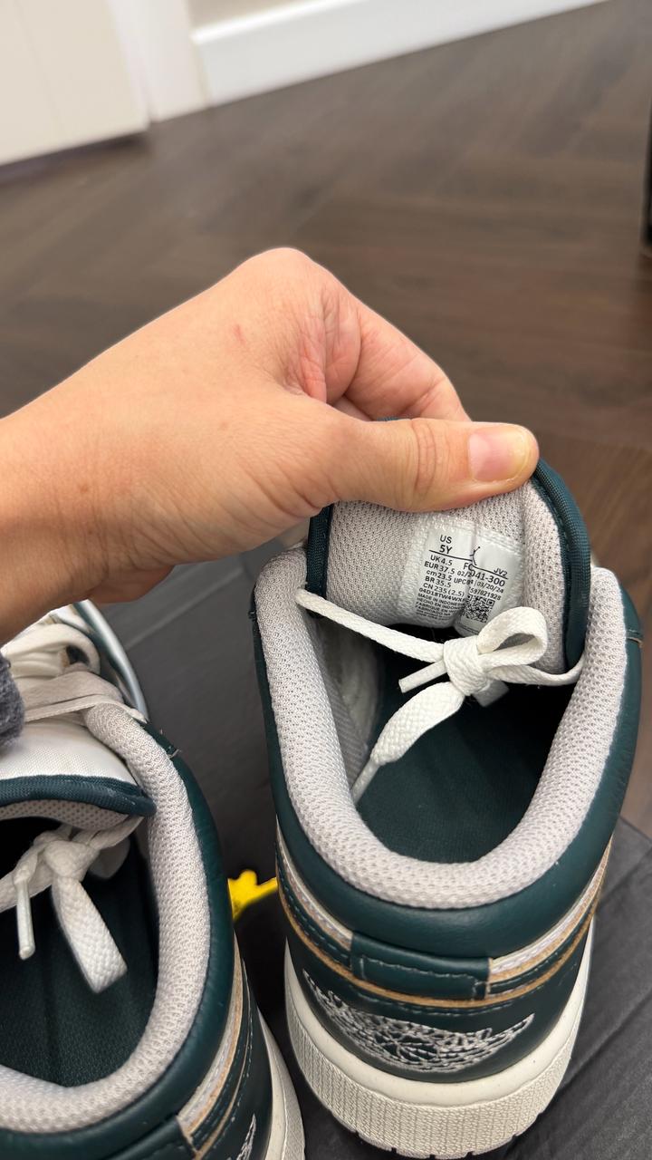 Оригинал кроссовки Nike Jordan 37,5 в зеленом оттенке