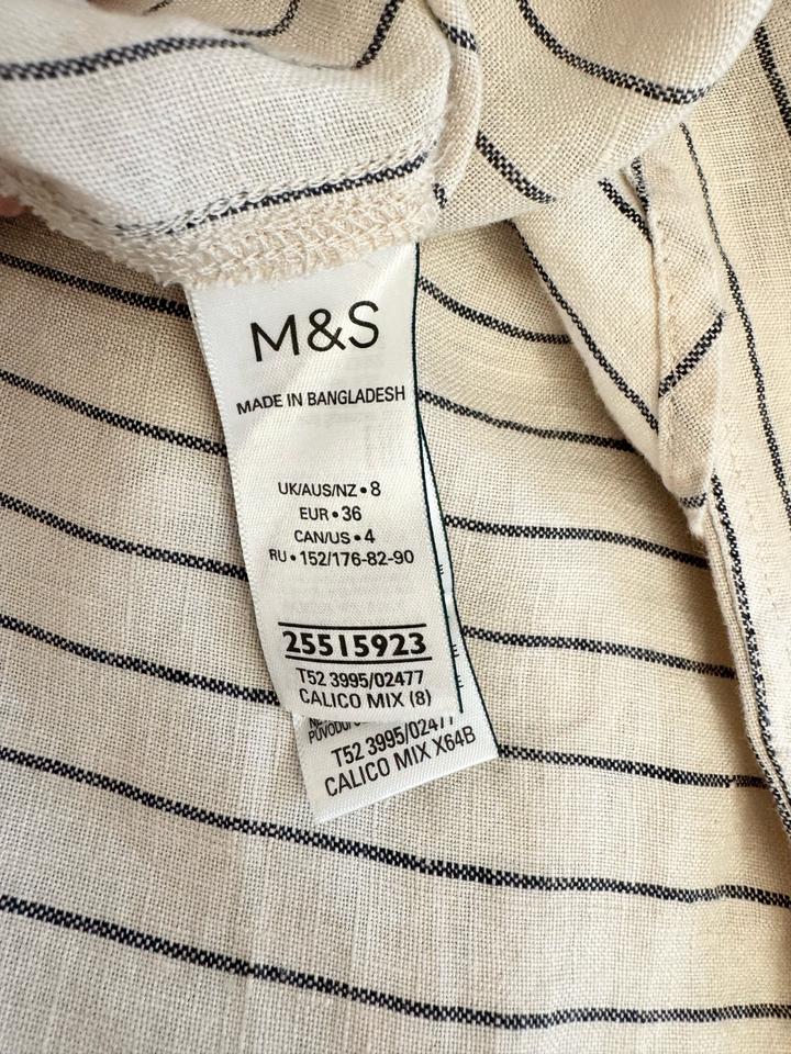 Рубашка льняная женская M&S