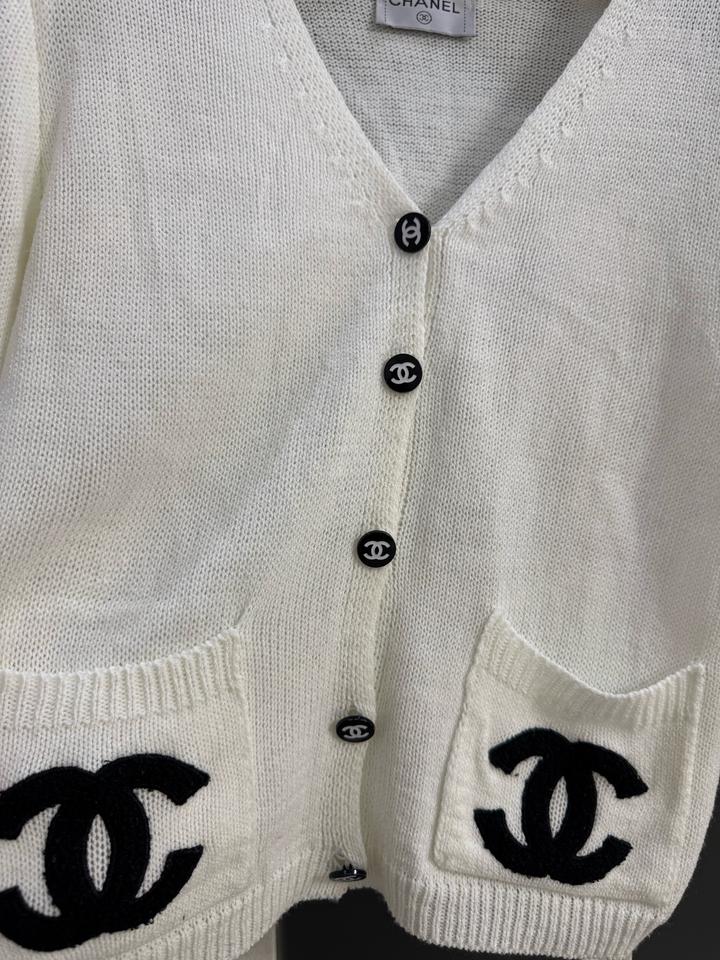 Белая кофточка Chanel