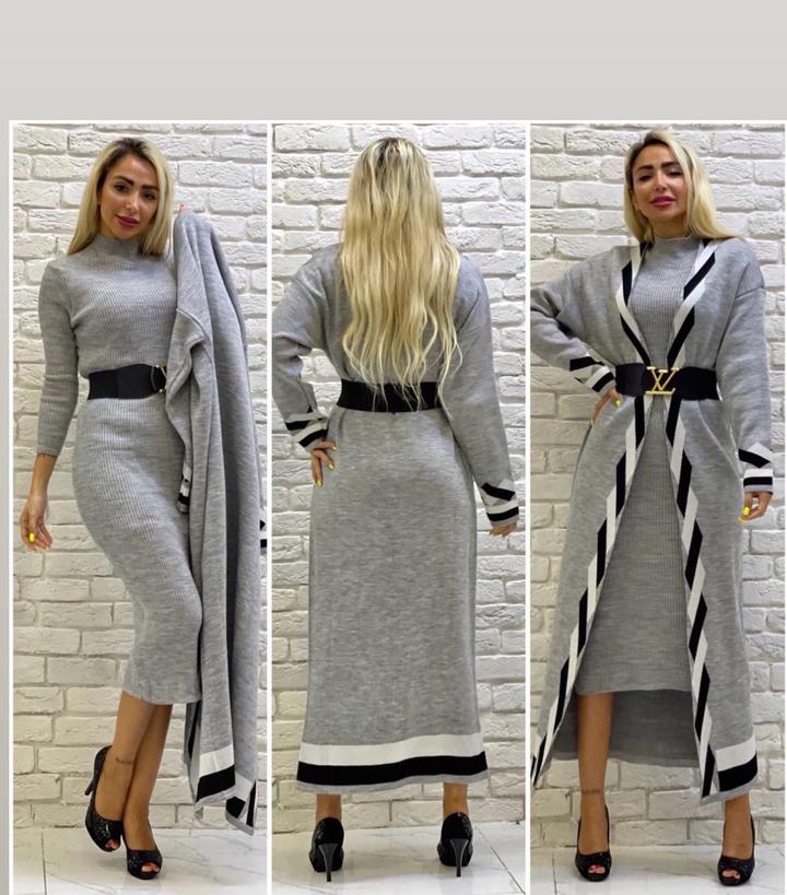 Двойка с кардиганом