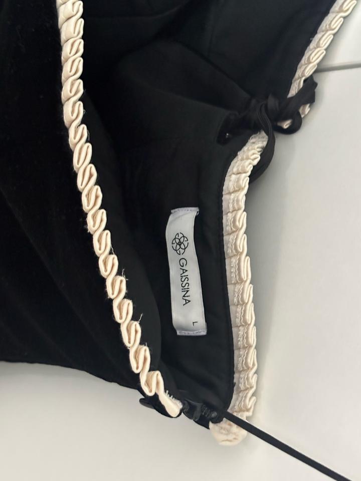 Чёрное корсетное платье GAISSINA (L)