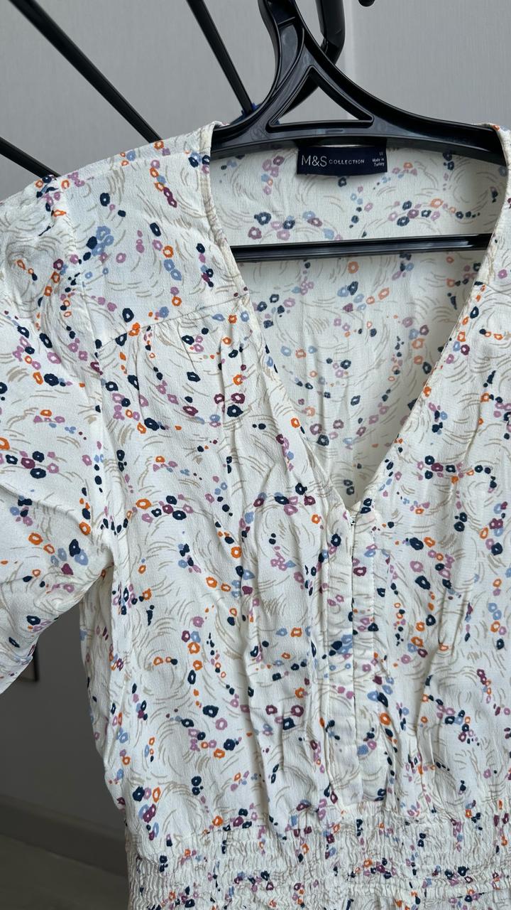 Белое платье Marks and Spencer