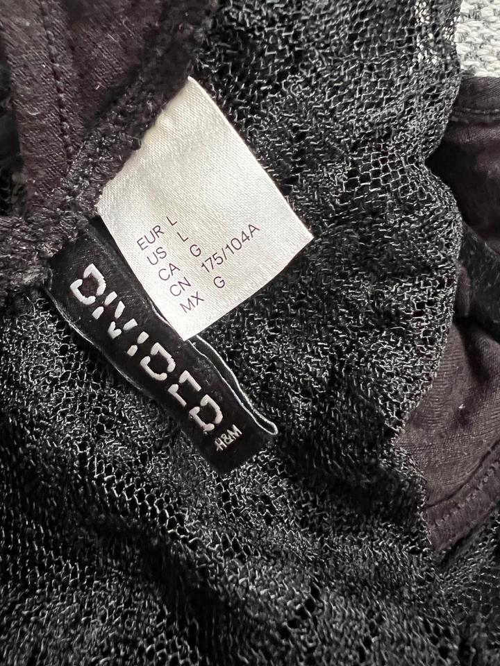 кружевной боди H&M