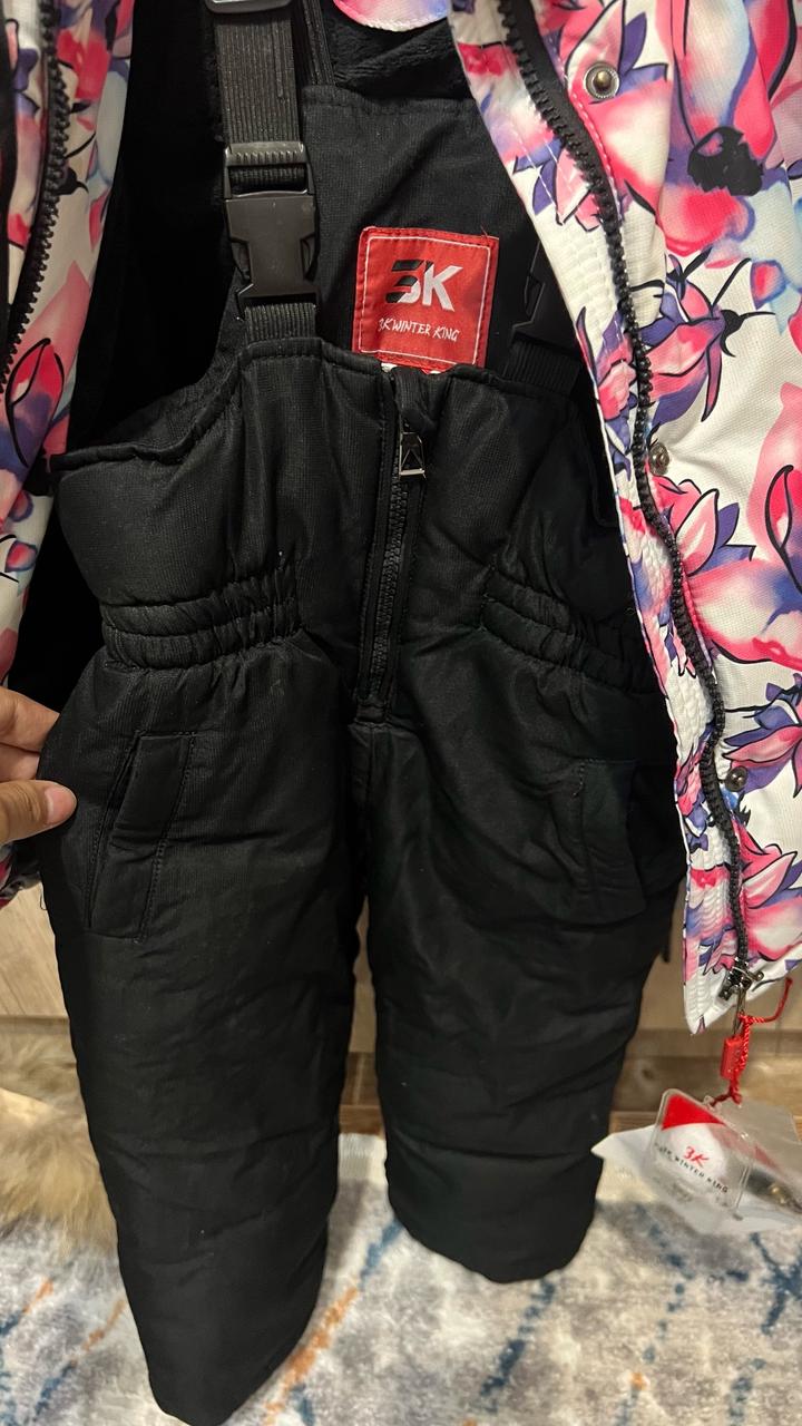 Зимний комбинезон с нат мехом