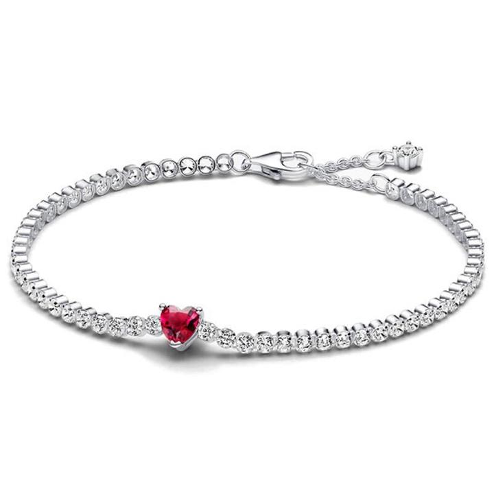 pandora браслет с сердечком