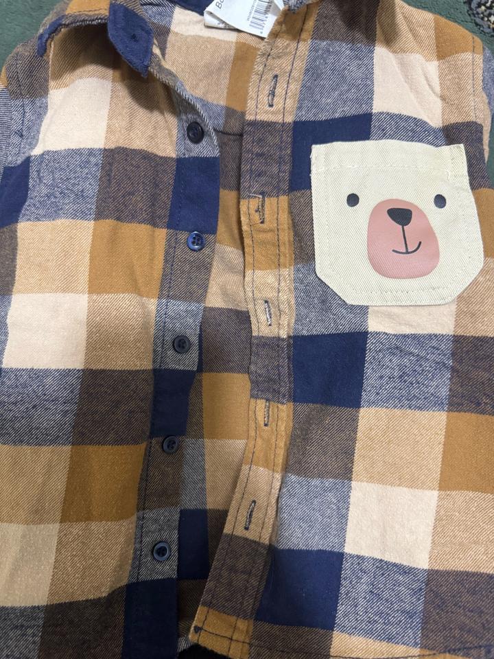 Теплая рубашка от babygo