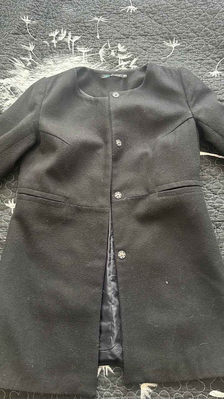 Пальто черное BeFree