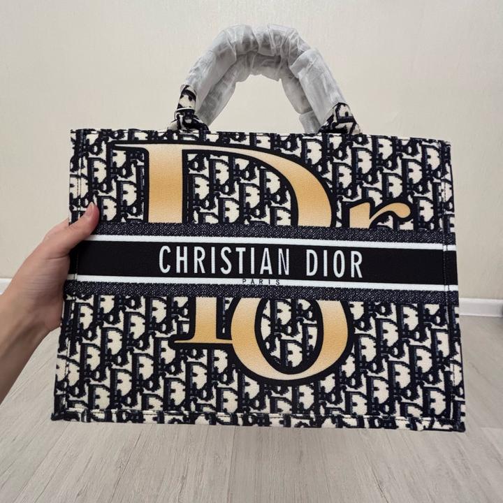 Шопер Dior Book Tote (текстиль)