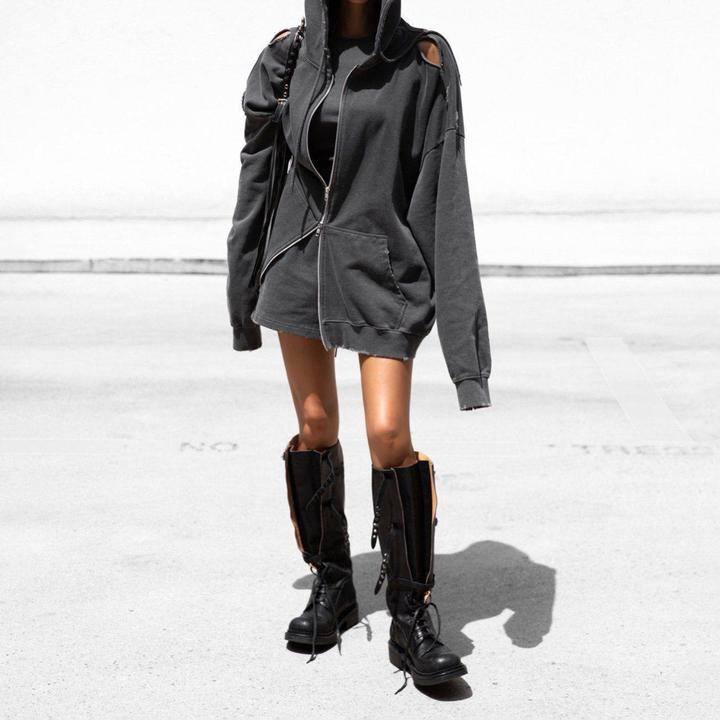 Худи в цвете графит Papermoon