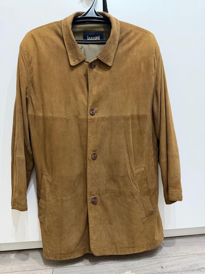 Мужская куртка из натурального замша.