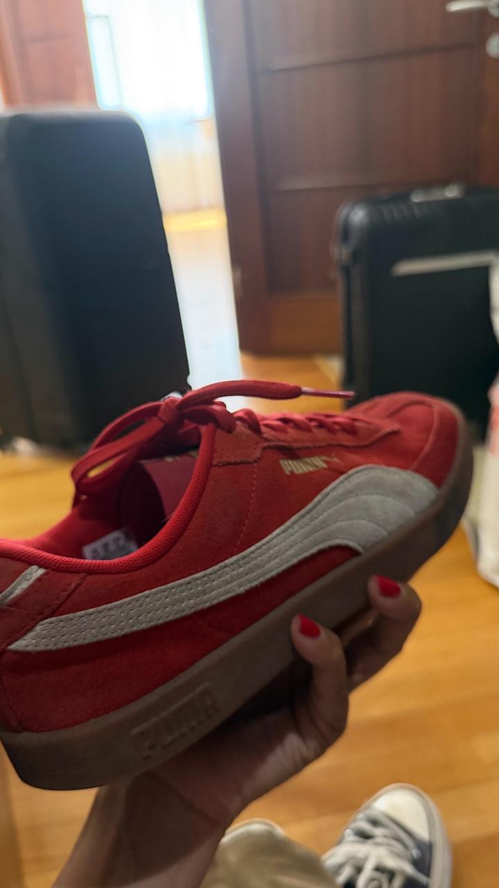 Puma красные кеды 39