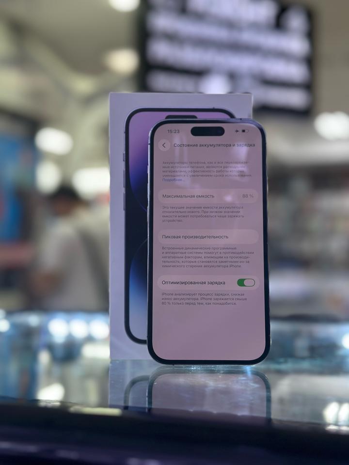 14 pro purple 128gb 🔋;88%
