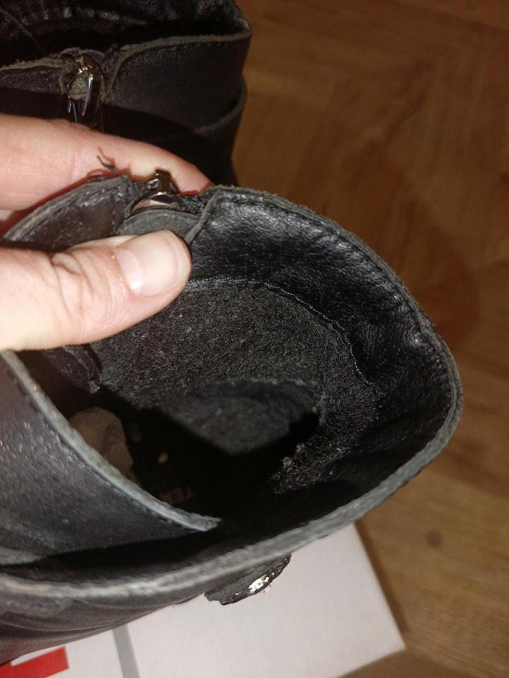 Ботинки кожаные зимние Tervolina