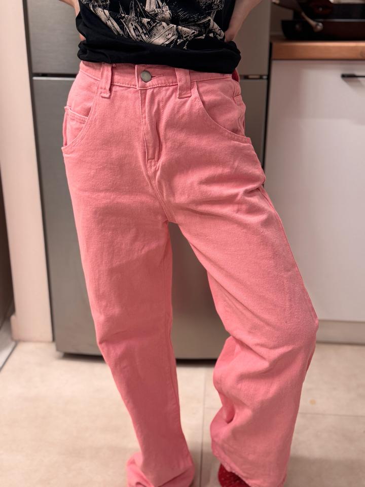 Розовые штаны новые S-M