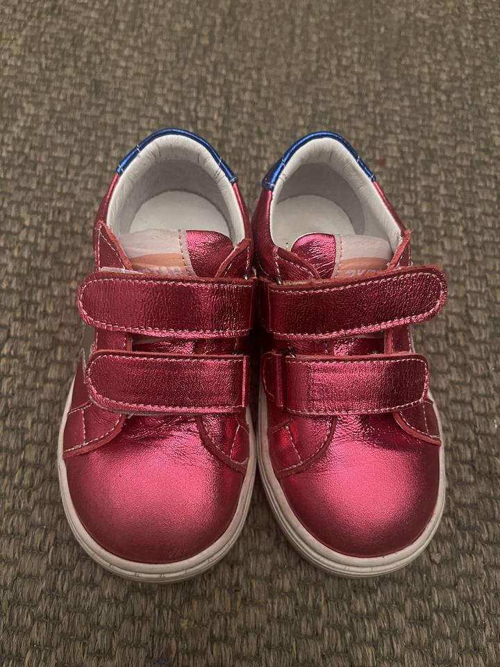 Кожаные детские кеды