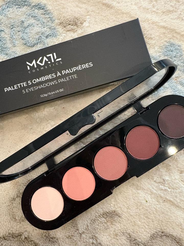 Make-Up Atelier Paris тени прессованные 5 Eyeshadows Palette T19