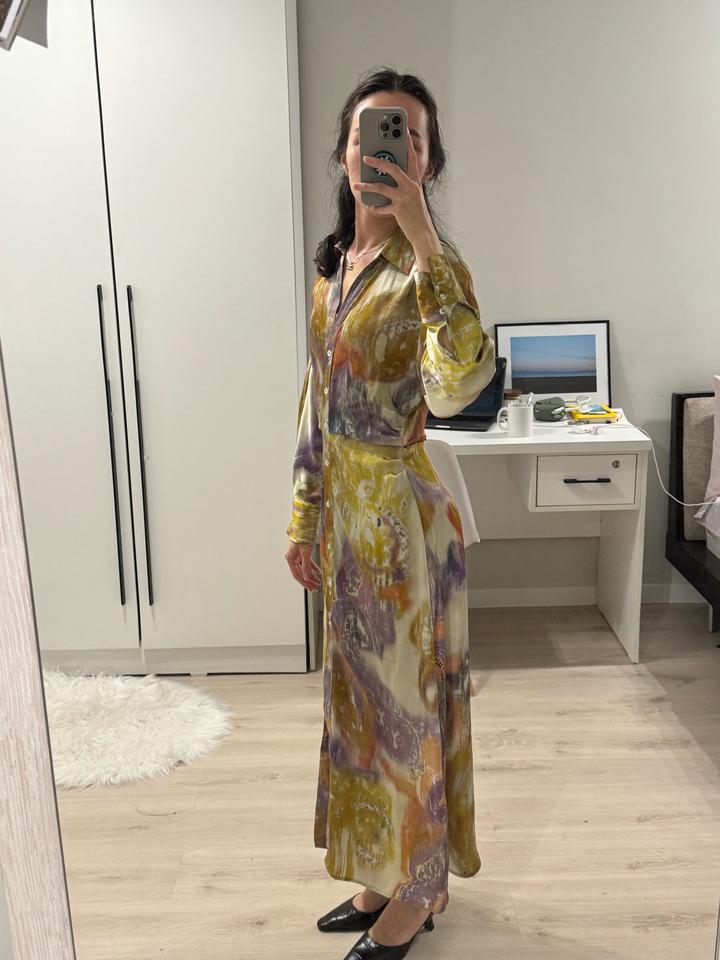 Платье-рубашка zara