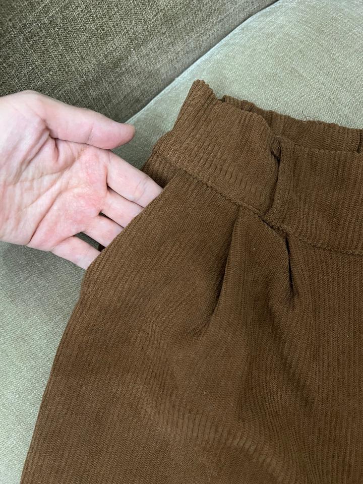 Брюки вельвет с утеплителем