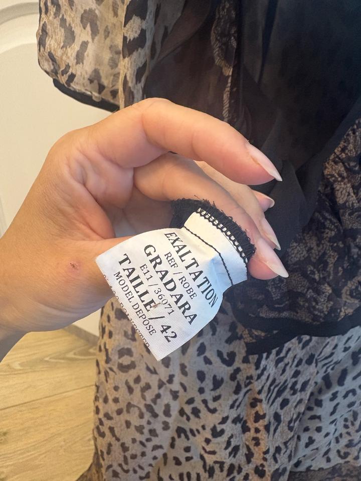 Шифоновое платье в стиле D&G