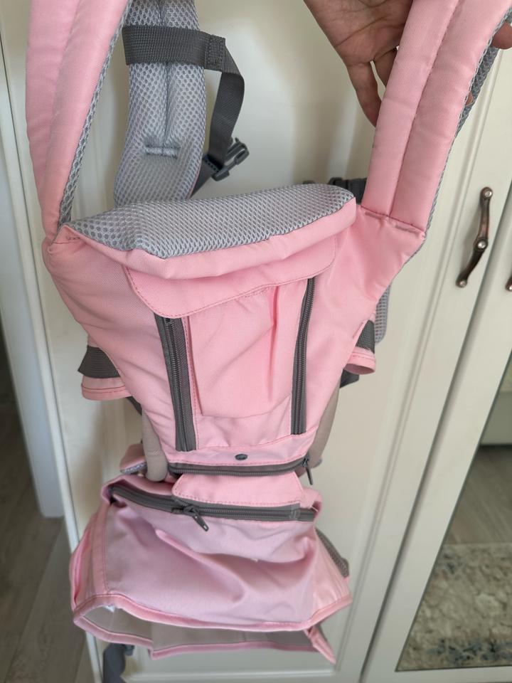 Эргорюкзак кенгуру розовый