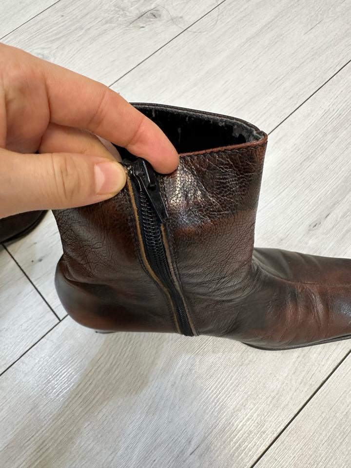 Ботильоны кожа натуральная винтаж