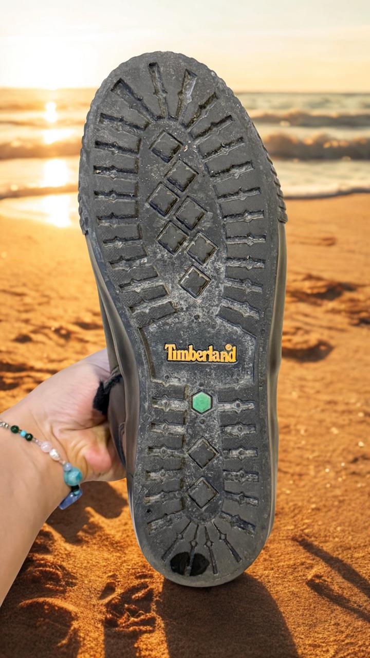 Кожаные черные ботинки Timberland с мехом, оригинал
